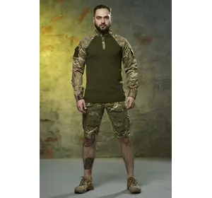 Комплект чоловічий: шорти "Aim" мультикам + кофта "Ghost" хакі-мультикам Комплект чоловічий: шорти "Aim" мультикам + кофта "Ghost" хакі-мультикам