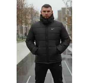 Куртка зимова чоловіча "Frost" Nike чорна Куртка зимова чоловіча "Frost" Nike чорна