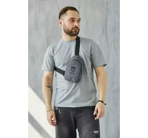 Слинг Off White темно-серый меланж var 2 Слинг Off White темно-серый меланж var 2
