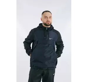 Анорак чоловічий "House" Nike чорно-синій Анорак чоловічий "House" Nike чорно-синій
