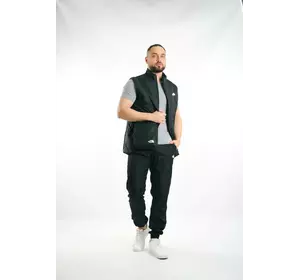 Комплект чоловічий "Clip" TNF: жилетка чорна + футболка сіра + штани "President" чорні. БАРСЕТКА У ПОДАРУНОК! Комплект чоловічий "Clip" TNF: жилетка чорна + футболка сіра + штани "President" чорні. БАРСЕТКА У ПОДАРУНОК!