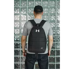 Рюкзак матрас чорний Under Armour біле лого Рюкзак матрас чорний Under Armour біле лого