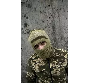 Балаклава-шапка оливковий піксель Балаклава-шапка оливковий піксель