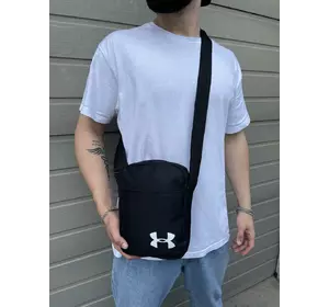 Барсетка чорна Under Armour з білим лого Барсетка чорна Under Armour з білим лого