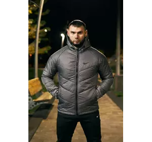 РОЗПРОДАЖ Куртка чоловіча Nike сіра РОЗПРОДАЖ Куртка чоловіча Nike сіра