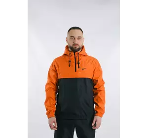 Анорак чоловічий "President" Nike помаранчево-чорний Анорак чоловічий "President" Nike помаранчево-чорний