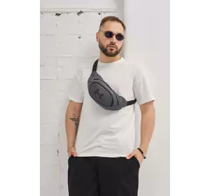 Бананка Under Armour 1000d сіра, чорне лого Бананка Under Armour 1000d сіра, чорне лого