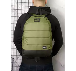 Рюкзак Матрас Puma хакі чорне прямокутне лого Рюкзак Матрас Puma хакі чорне прямокутне лого