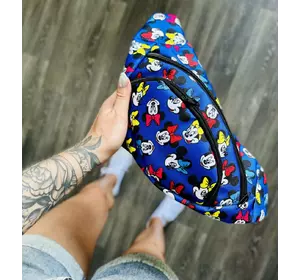 Бананка текстиль синя принт Mickey Mouse Бананка текстиль синя принт Mickey Mouse