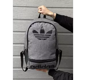 Рюкзак loft серый меланж (большое лого) Adidas Рюкзак loft серый меланж (большое лого) Adidas