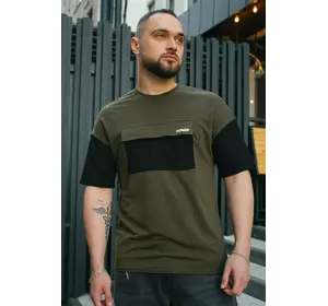 Футболка чоловіча "FreeDom" Intruder хакі-чорна Футболка чоловіча "FreeDom" Intruder хакі-чорна
