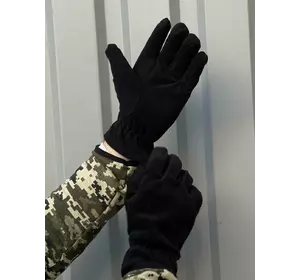 Рукавички флісові чорні Рукавички флісові чорні