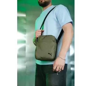 Барсетка Puma хакі (чорне лого) Барсетка Puma хакі (чорне лого)