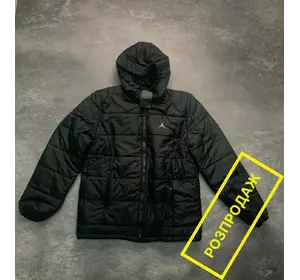 (РОЗПРОДАЖ) Куртка Jordan чорна (РОЗПРОДАЖ) Куртка Jordan чорна