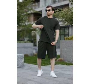 Комплект чоловічий базовий "Player" Intruder хакі: футболка + шорти Комплект чоловічий базовий "Player" Intruder хакі: футболка + шорти