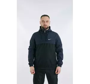 Анорак чоловічий "President" Nike синьо-чорний Анорак чоловічий "President" Nike синьо-чорний