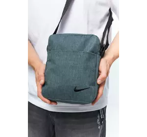 Барсетка Nike темний мелажн с чорним лого Барсетка Nike темний мелажн с чорним лого