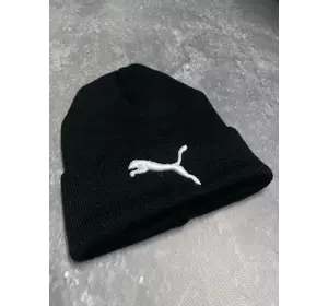 Шапка з додаванням вовни Puma чорна Шапка з додаванням вовни Puma чорна