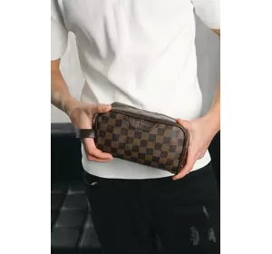 Клатч Louis Vuitton коричнева клітка Клатч Louis Vuitton коричнева клітка