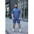 Комплект чоловiчий «Breeze» футболка + шорти сині Комплект чоловiчий «Breeze» футболка + шорти сині